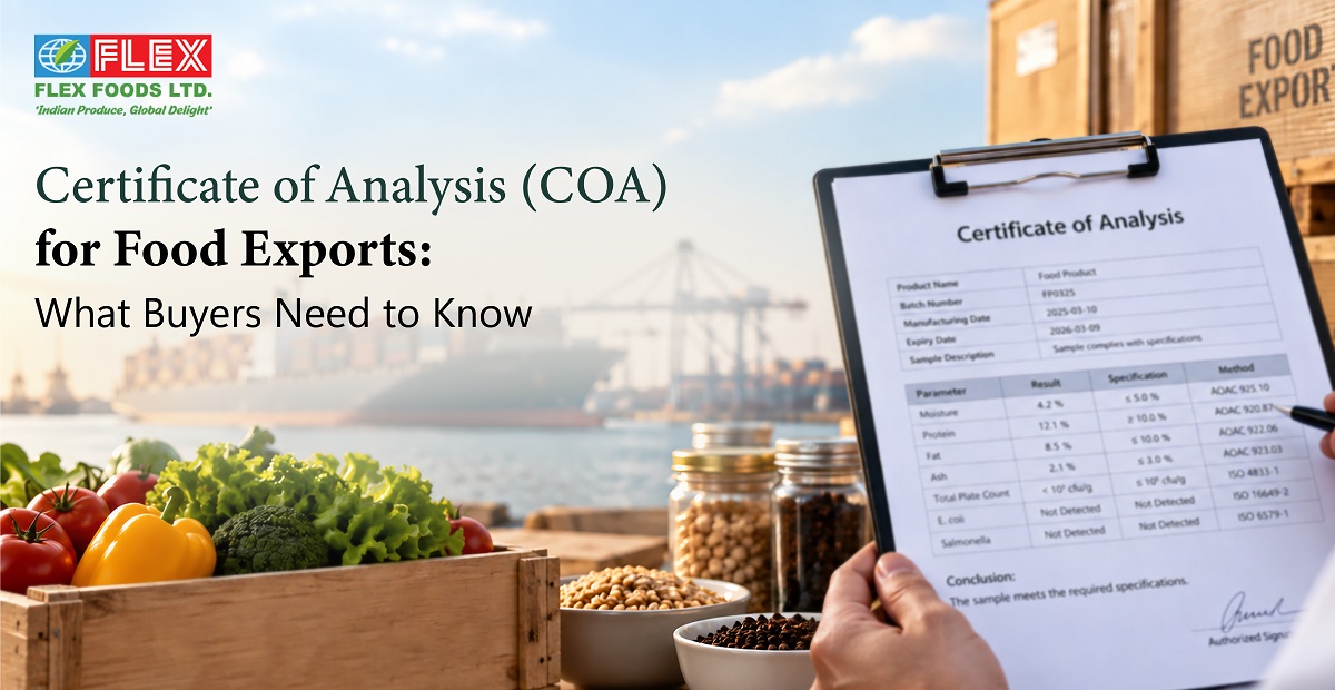 Certificate of Analysis (COA) for Food Exports: What Buyers Need to Know
