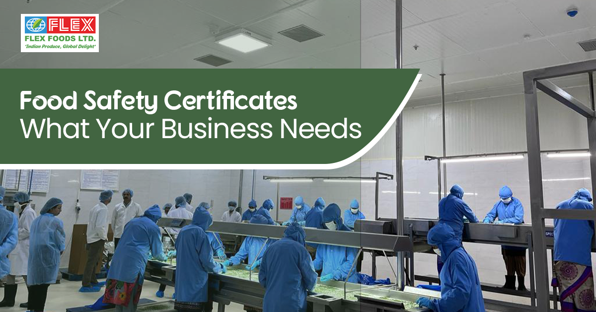 Food Safety Certificates: What Your Business Needs?