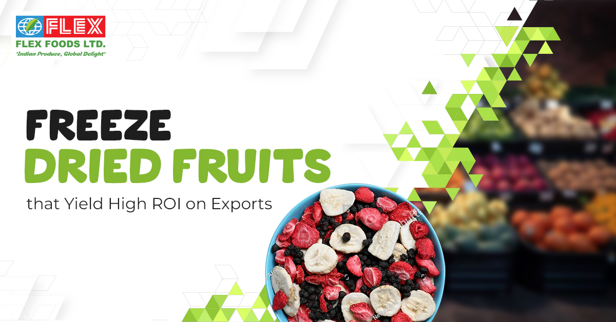 Freeze-Dried Fruits that Yield High ROI on Exports