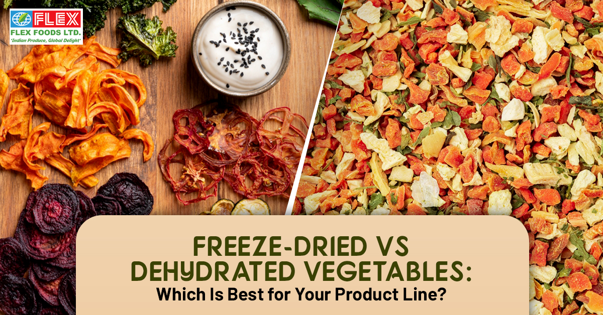 Freeze-Dried vs. Dehydrated Vegetables