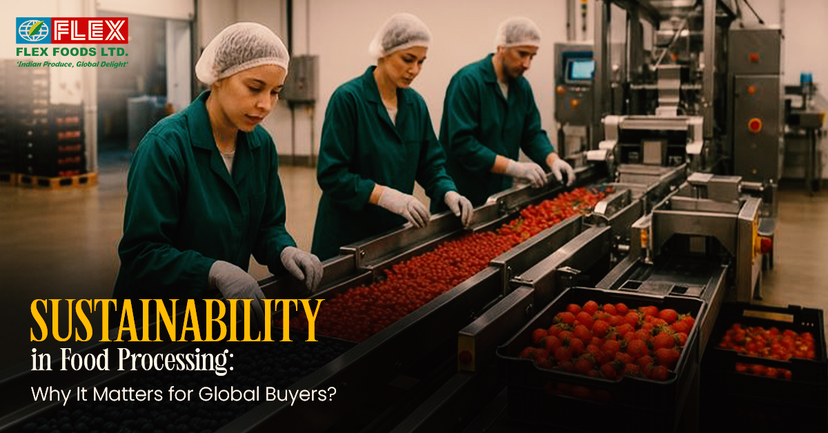 Sustainability in Food Processing: Why It Matters for Global Buyers?
