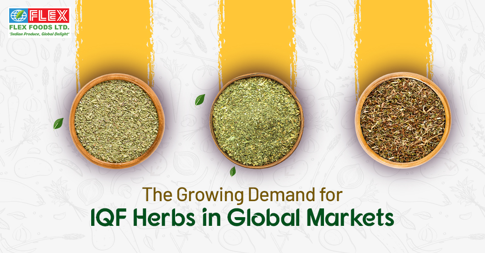 T͏he Growing ͏Demand for͏ IQF ͏Herbs in Global͏ Markets͏