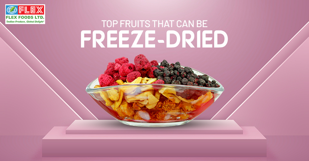 Top Fruits that can be freeze-dried